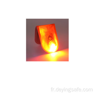 Clip magnétique réfléchissant avec lumière LED
